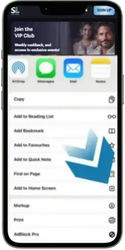 Add Plinko app to iPhone home screen