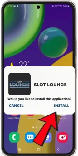 Installing Plinko app APK